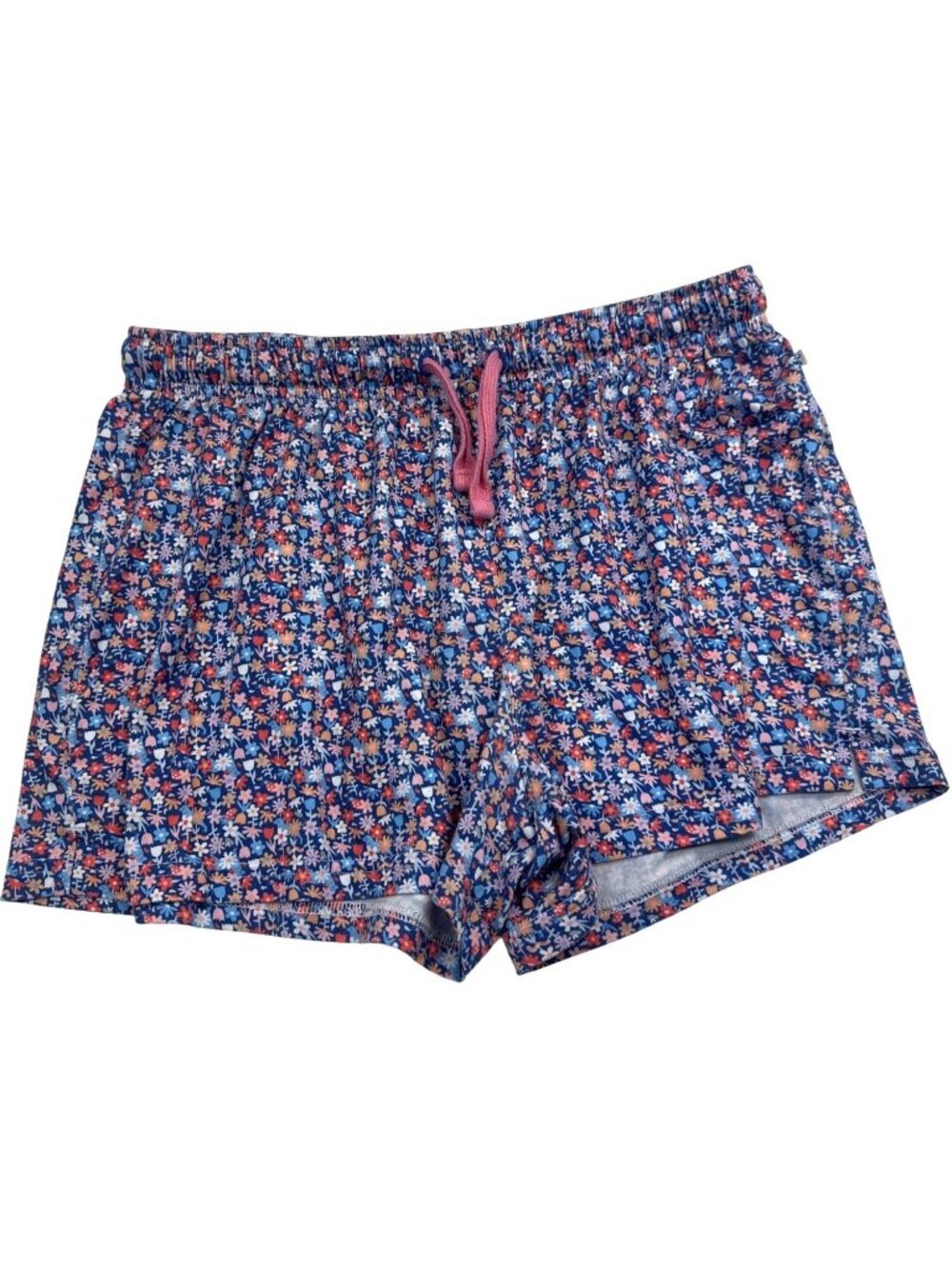 The Black Dog Women's M Floral Pajama Shorts Drawstring Cottagecore Loungewear